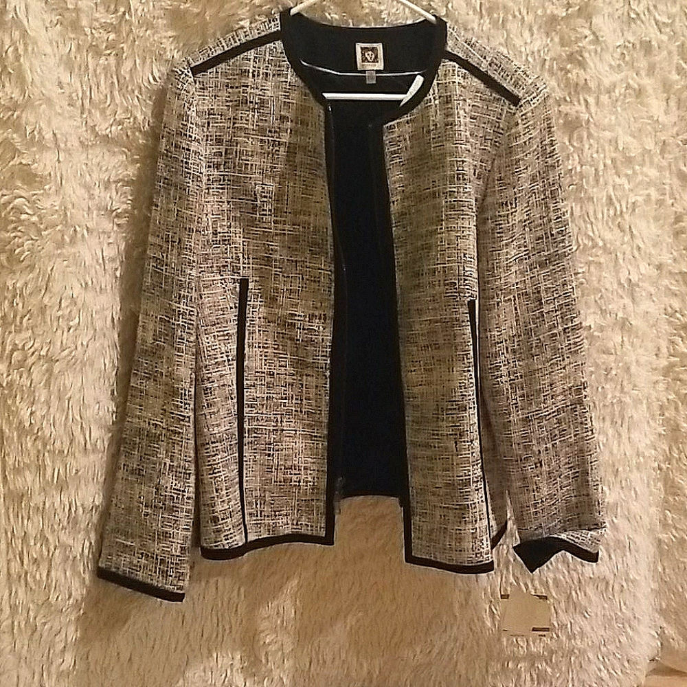 Anne Klein tweed blazer